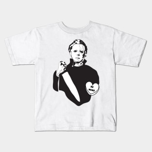 Michael Myers 'Candy Heart' Be Mine Valentine's Kids T-Shirt